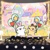 Line Friends Щенячий Мультяшный Аниме Гобелен Свежий Стиль Настенное Полотно Декор Комнаты в Общежитии Фото Фон