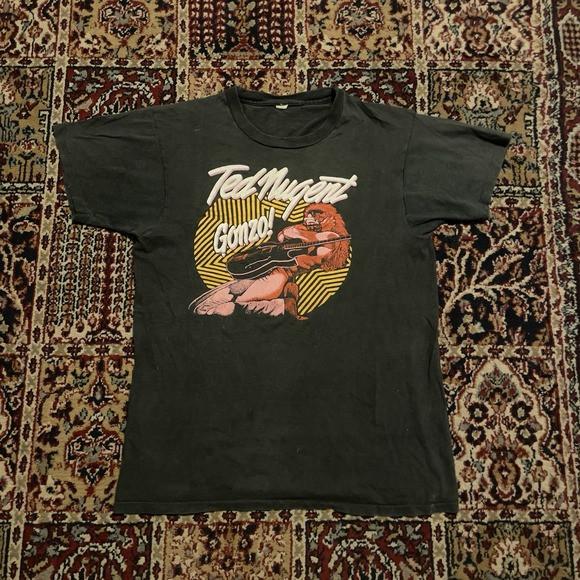 Vintage RARE 70s 1978 Ted Nugent Gonzo Band Concert Tee Shirt All Sizes NZ1512
