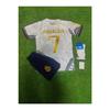 Real Madrid 2023/24 New Season Ronaldo Dragon Patterned (gold) Children's Jersey Short Socks Bracelet Set