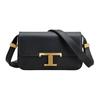 Tods Классическая сумка через плечо с замком-логотипом T из телячьей кожи Мини Женские сумки Черный XBWTTTC0000RORB999