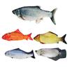 Игрушка для кошек Flopping Fish с кошачьей мятой Интерактивная автоматическая игрушка Floppy Carp Kitten Kicker, электрическая реалистичная плюшевая качающаяся рыба для домашних кошек и собак