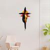 Wall Cross Decor Art Creative Artwork Decorative Christmas Decoration Hanging Ornament