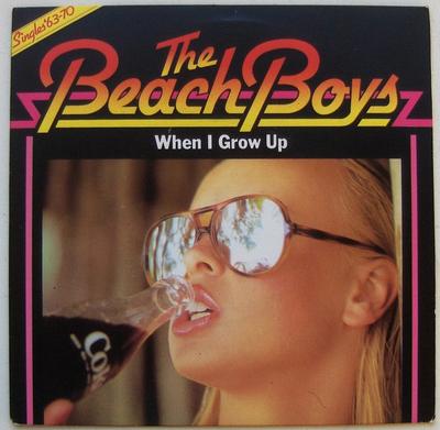 7-дюймовая пластинка BEACH BOYS - Когда я вырасту (Быть мужчиной) CL16045 Capitol Records 1979 UK Рок Б/У