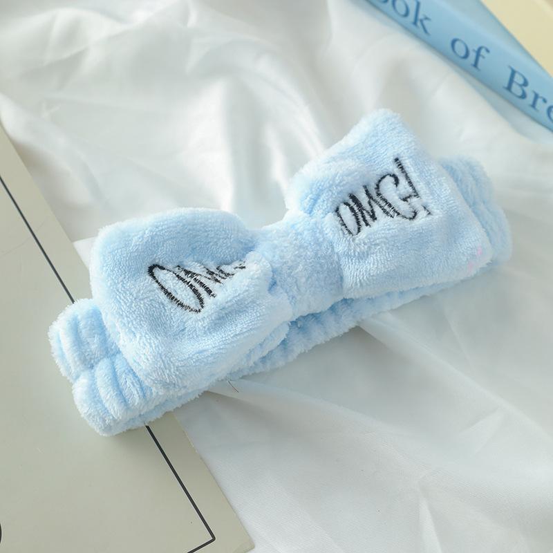 Спа-ванна Душ Макияж Мытье лица Косметическая повязка на голову Повязка для волос Бархатная повязка на голову