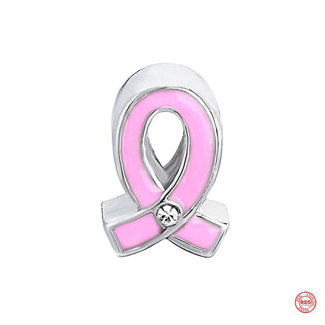 Новый розовый кулон в форме бабочки с цветком, подвеска из бисера, модный оригинальный браслет из стерлингового серебра 925 пробы для женщин, ювелирные изделия своими руками, подарок