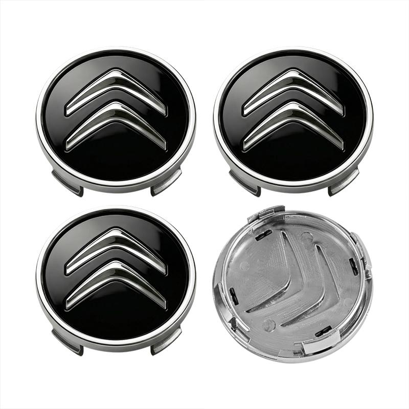4Pcs 60MM Car Wheel Center Hub Caps Replacement Wheel Hub Emblem For Citroen C1 C2 C3 C4 C5 C6 C8 C4L DS3 DS4 DS5 LS DS6 Picasso