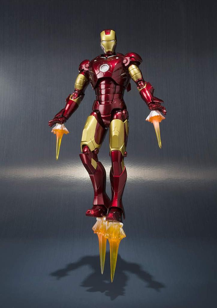 TAMASHII NATIONS Железный человек Марк 3 155 мм подвижная фигурка SHFiguarts приблизительно. АБС и ПВХ и литье под давлением