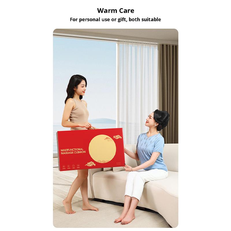 3D многофункциональное массажное кресло для талии и спины, разминающий массаж плеч и шеи, вибрационный массажер для всего тела Tuina