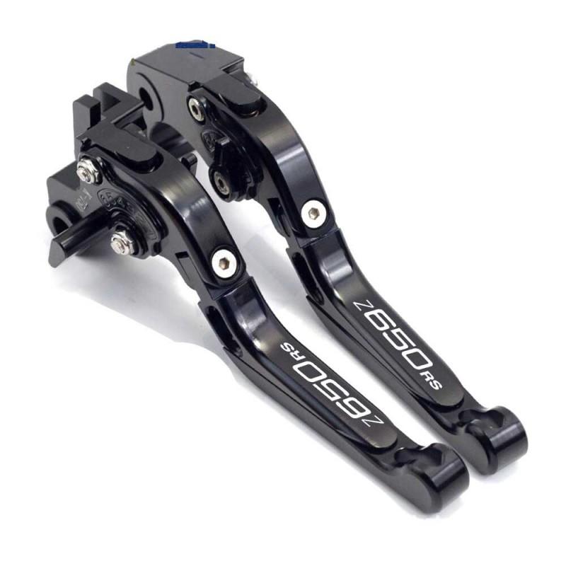 Adjustable Folding CNC Brake Clutch Lever Kawasaki Z650RS Motorcycle Aluminum Alloy Handlebar Control