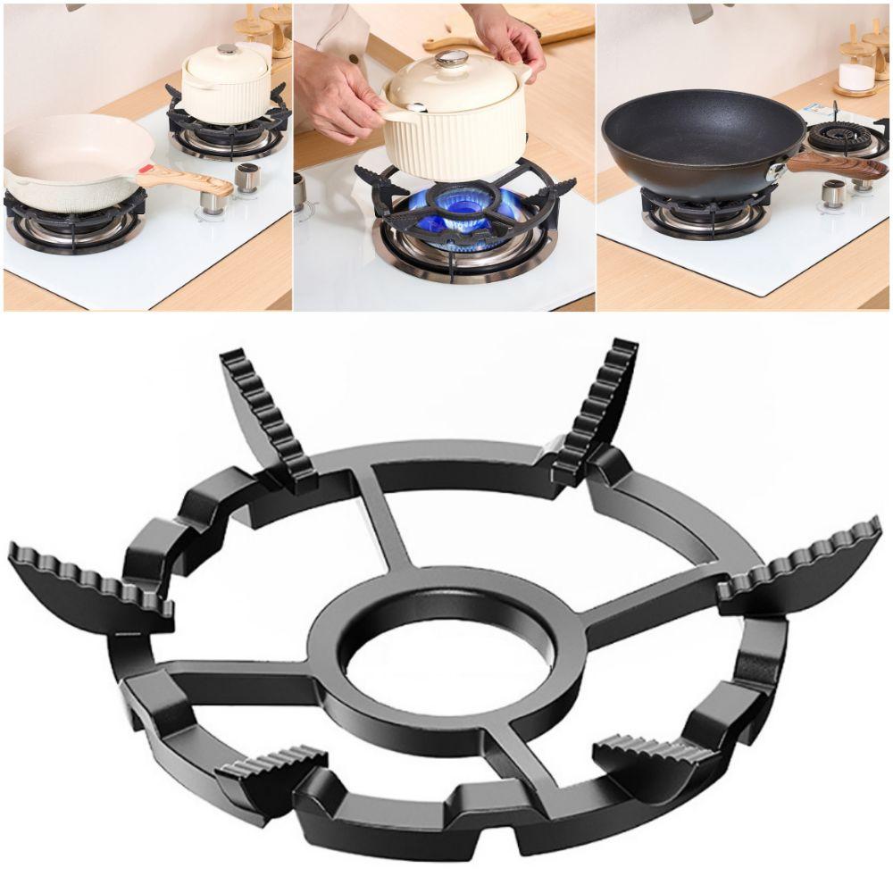 Black Gas Stove Bracket Anti Slip Pot Rack High Quality Wok Support  Stovetop