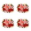 10PCS/lots Valentine's Day Embroidered Patches Pink Love Heart Patch Iron On Patches For Clothing Holiday Decoration Gift DIY
