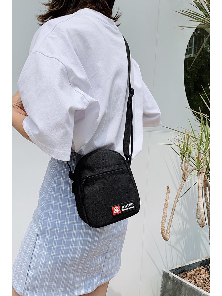 Трендовая мини-сумка кроссбоди из канваса 2020 - Унисекс, универсальная и стильная для студентов
