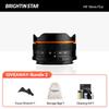 Объектив «рыбий глаз» Brightin Star 10mm F5.6 широкоугольный APS-C для беззеркальных камер, байонет M4/3, Canon EF-M, Sony E, Nikon Z, Fuji X