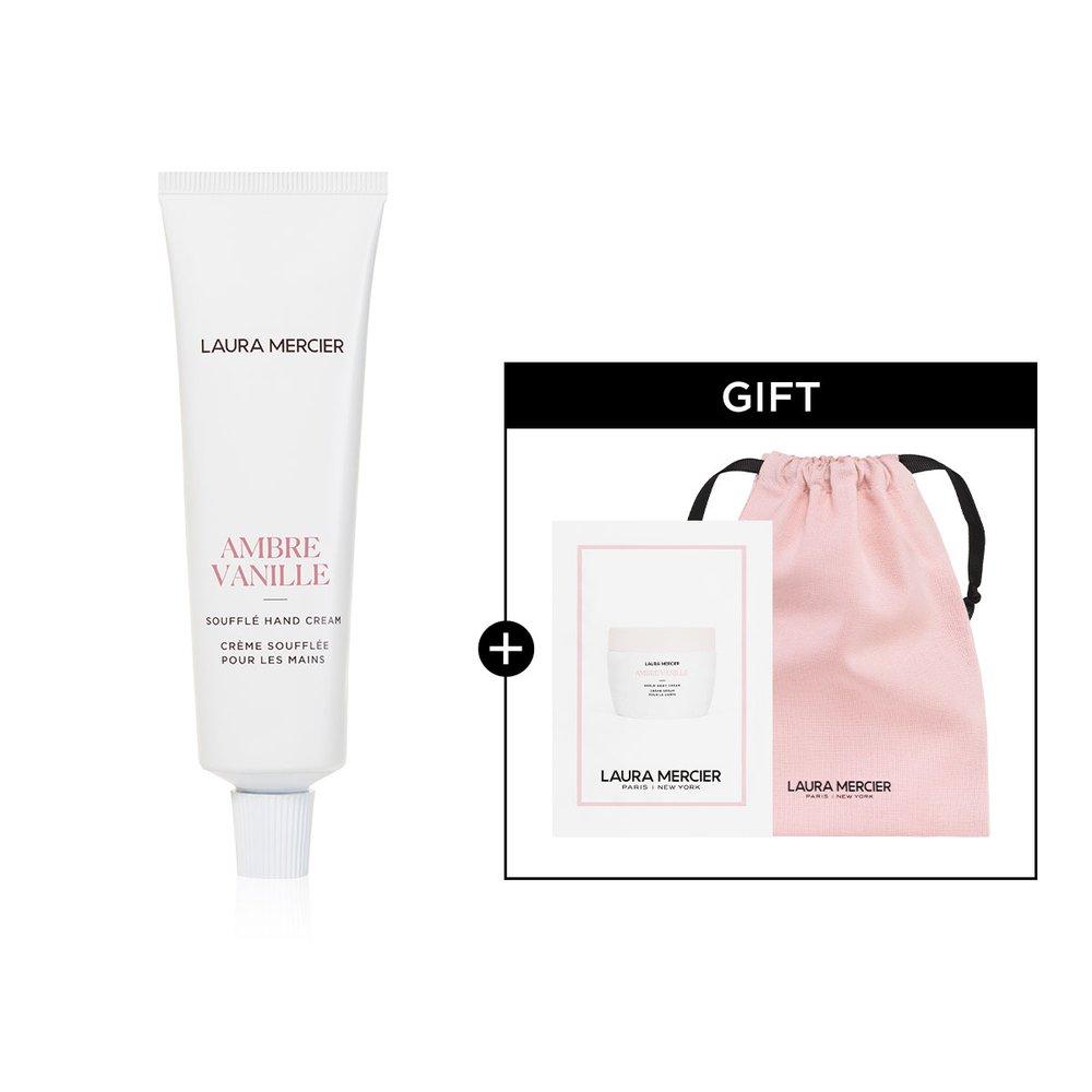 laura mercier Крем для рук Суфле 50мл (включены образец крема для тела и мешочек)