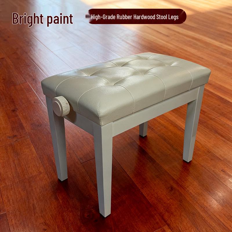 Пианино-табурет из ПУ-кожи на дубовых ножках