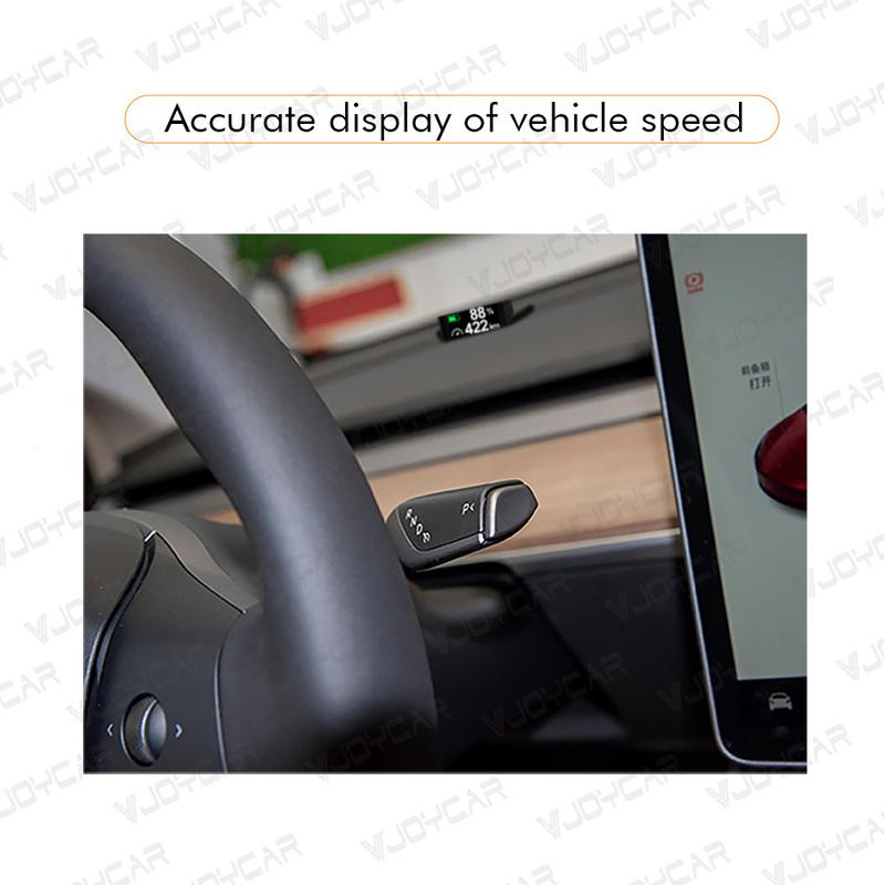 New Hidden HUD For Tesla Model 3 Model Y Dedicated Head Up Display Gear Battery Temp. Speedometer For TESLA Car Accessiores