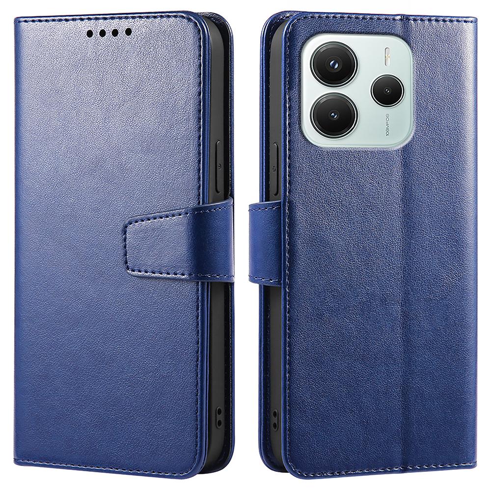 Для Xiaomi Redmi Note 14 4G (164,84мм) Чехол-подставка Держатель для карт Кошелек Кожаный чехол для телефона