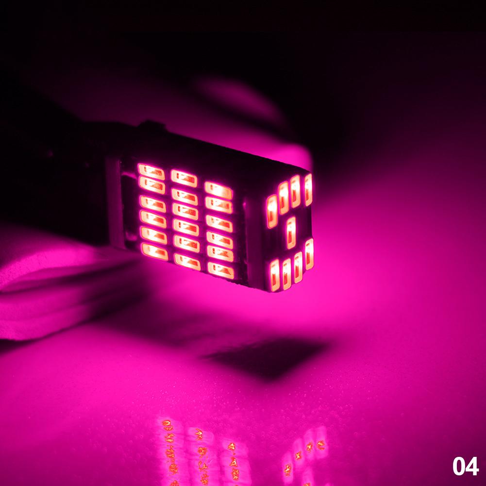 2 шт. DC 12 В автомобильный фонарь заднего хода T15 W16W 45 SMD 4014 высокомощная автомобильная лампочка белый желтый красный указатель поворота светодиодный свет Canbus