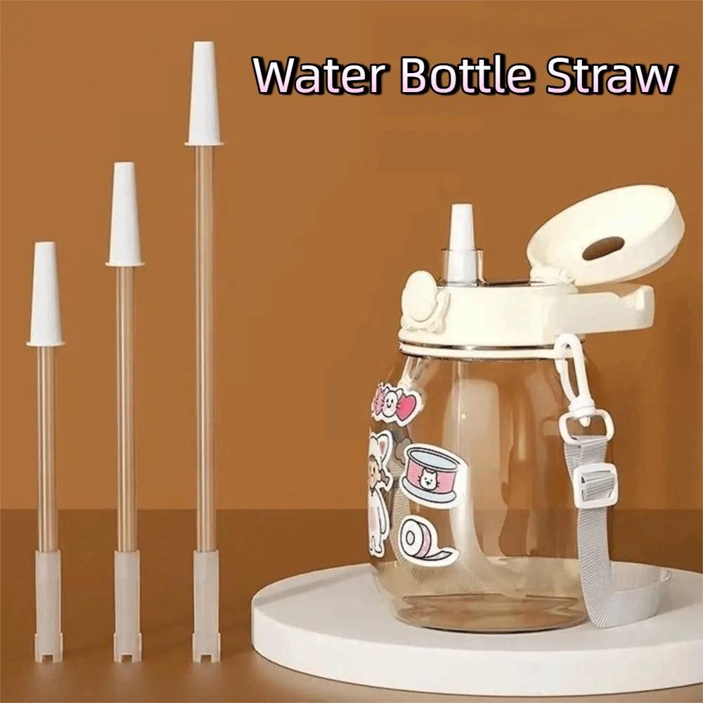 6PCS Detachable Water Bottle Straw Reusable Replacement Straw Big Belly Cup