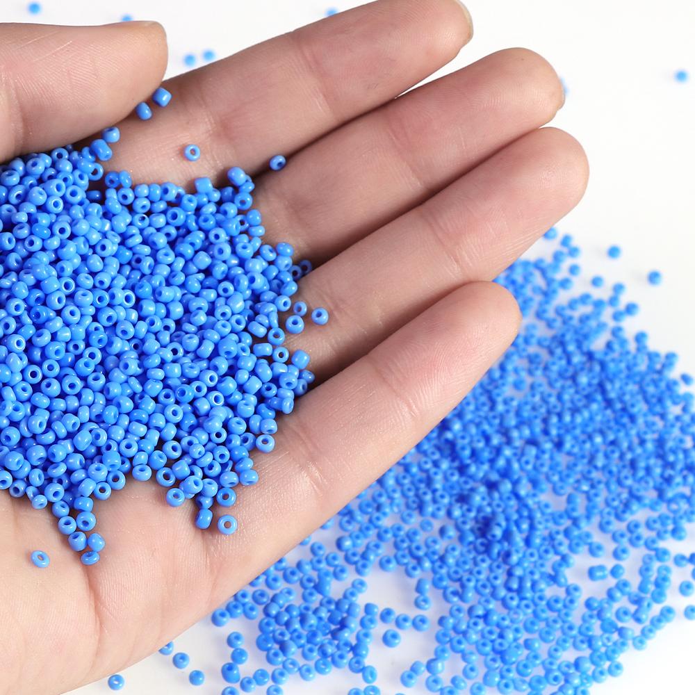 About1000/500/150pcs/Lot 2/3/4mm Glass Seed Beads Round Spacer Bead For DIY Earrings Bracelet Necklace JewelryMaking Accessories