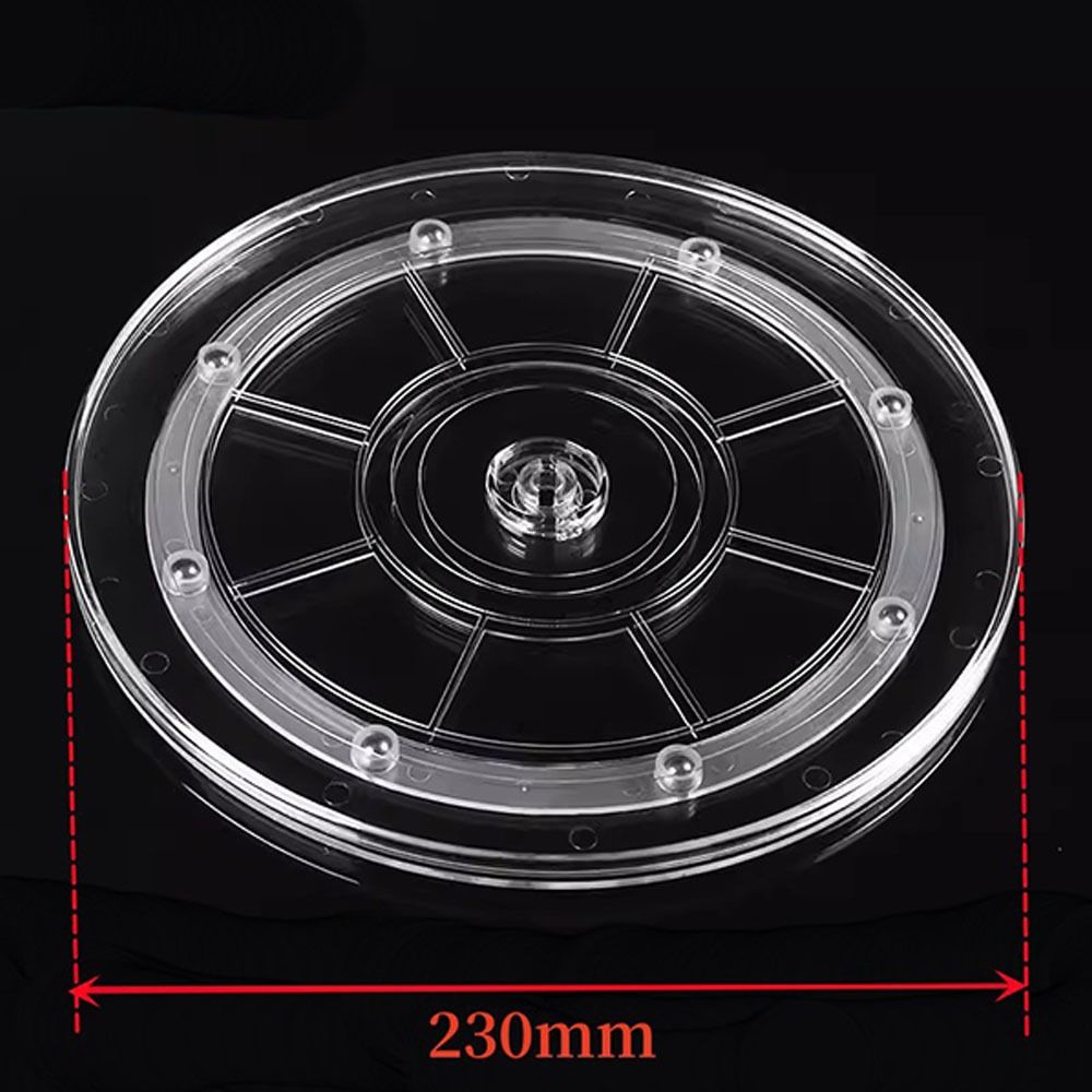 Transparent Rotating Display Stand 360-Degree 360-Degree Rotary Table Acrylic Turntable Furniture
