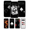 Ace of Spades Poker Case For Samsung Galaxy S22 Ultra S21 S20 FE S9 S10 Note 10 Plus S10e Note 20 Ultra Cover