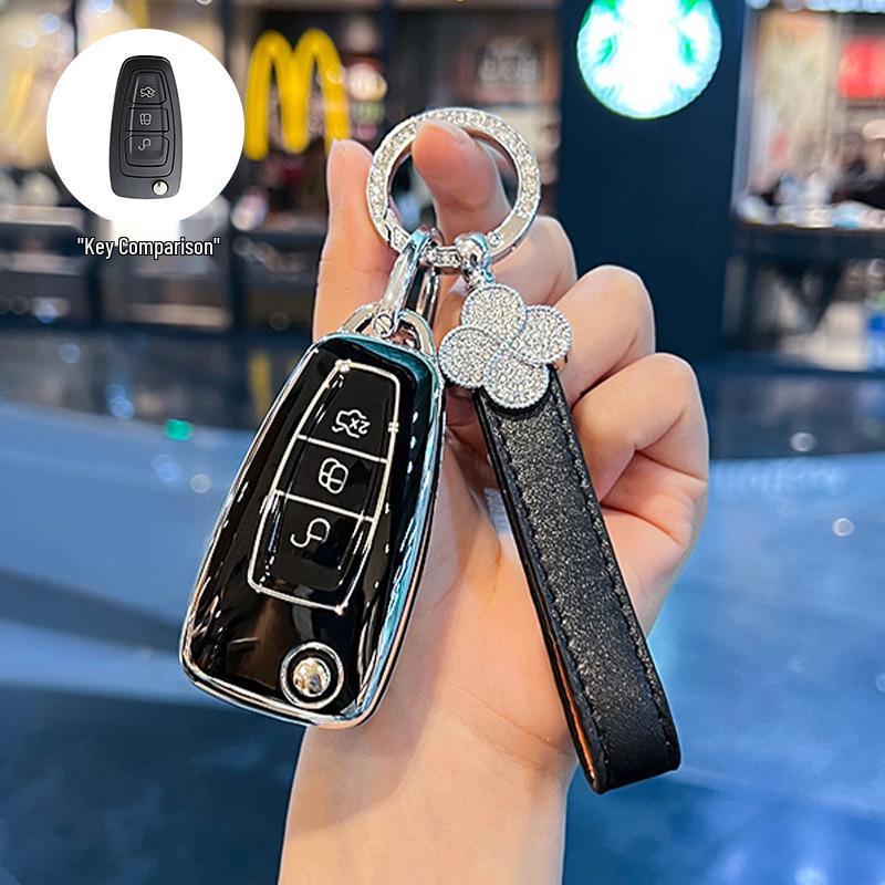 Чехол для ключа Ford для Escort, Mondeo, Focus, Edge, Kuga, Fiesta, Explorer