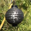 6 Pcs Halloween Decorations Paper Lanterns With LED Light  Bats Spiders Skeleton Castle