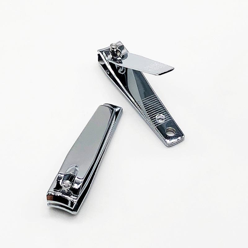 Набор щипчиков для ногтей с гальваническим покрытием Spot Silver: В комплект входят маникюрные щипцы, пилка и нож — размер 211