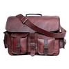 Vintage Genuine Leather Satchel Laptop Briefcase Messenger Bag Shoulder