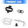 Mountain Bike Shoe Cleats Set Bicycles Lock Pedals Bike Clipless Pedals Durability Cycling Accessories