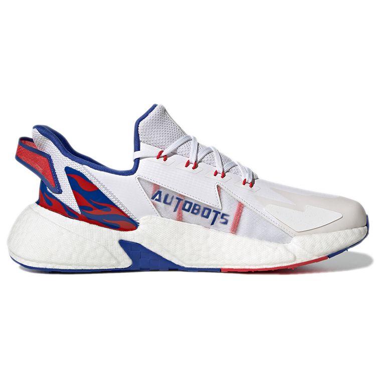 Adidas X9000L4 Кроссовки унисекс, в клетку, удобные тканевые, нескользящие, износостойкие, низкие, повседневные для бега, Белые Красные GZ1477