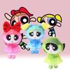 The Powerpuff Girls Blossom Raincoat Plush Toy Backpack Keychain Cartoon Pendant