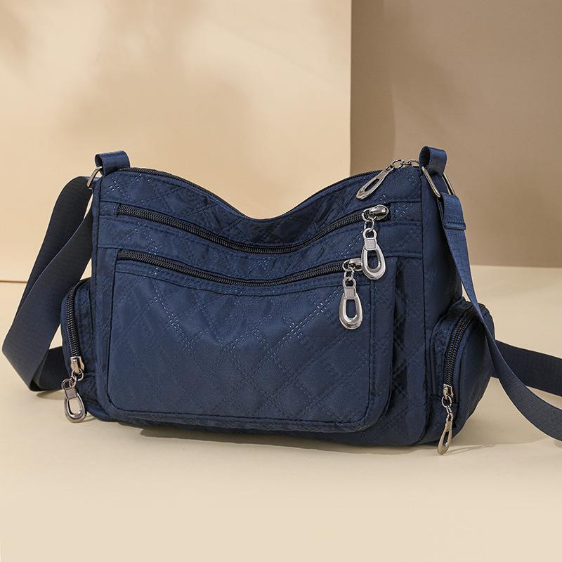 Сумка из вышитой нити для женщины среднего возраста, одноплечная сумка через плечо, водонепроницаемая сумка для мамы