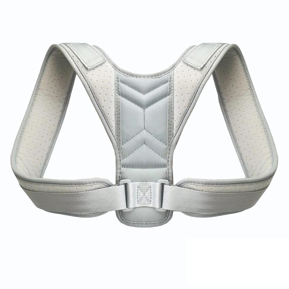 Регулируемый корректор осанки спины, шейный бандаж, тренажер для дома, офиса, мужчины и женщины, корректирующий пояс для поддержки плеч