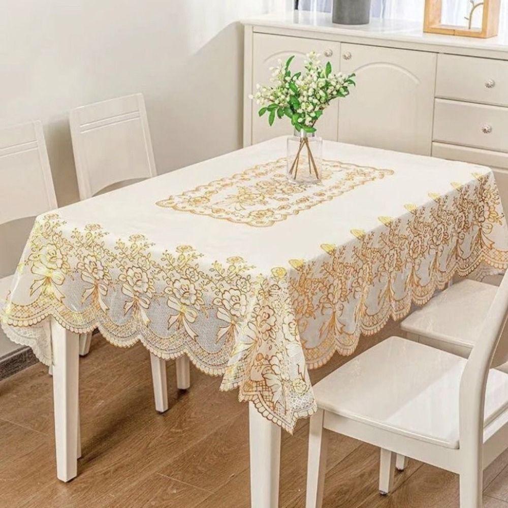 Oil-proof Table Cover PVC Table Pad Party Supplies European Style Tablecloth Dining Table