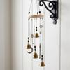 Wooden Wood Witch Wind Chime Key Star Bell Bell Crafts Ornaments  Home Garden Courtyard