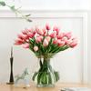 Только 1 шт. искусственные цветы тюльпана, искусственный букет, настоящее прикосновение, домашний декор для свадебной вечеринки