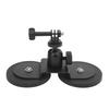 Magnetic Action Camera Mount with 360 Degrees  Ball Head Aluminum Alloy Double Magnet Action Camera