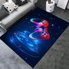 Большие коврики для видеоигр для гостиной, домашний декор, контроллер, геймерские коврики для мальчиков, игровая комната, спальня, противоскользящий напольный коврик