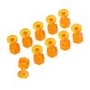 10x S/m/l Car Glue Tabs Nylon Dent Removal Tools Orange Tabs Auto Paintless Dent Repair Maintenance Tools