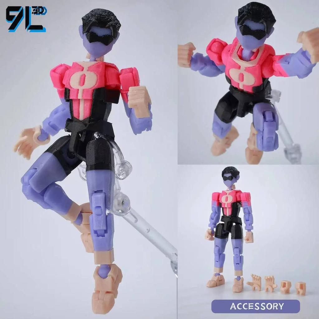 9L3D Dummy13 Lucky 13 Titain13 Непобедимый Ребенок Версия с Отметкой Пленника Многосуставная Подвижная Сборная Готовая Модель Ручная Работа Игрушка Подарок