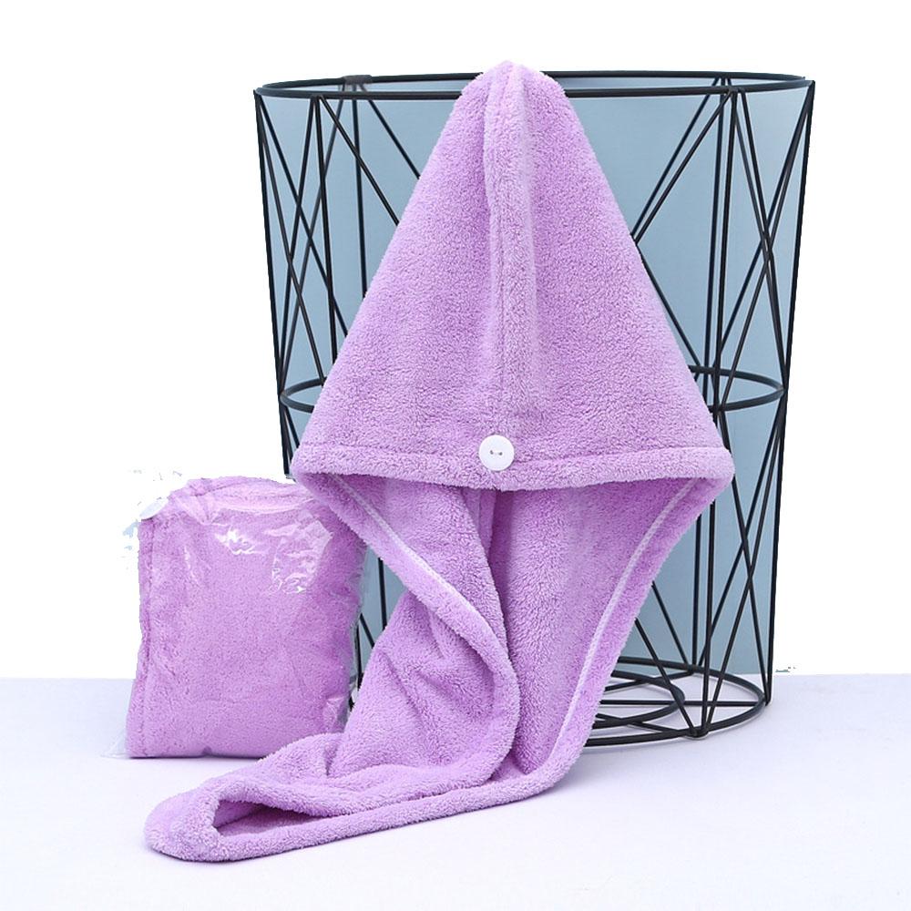 Шапочка для сухих волос из кораллового кашемира, шапочка для быстрого впитывания воды, шапочка для душа