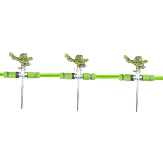 Sprayer Nozzle with Pin Direction Adjustment 360 Degrees Rotating Far Distance Large Area Sturdy Rocker Nozzle Garden Supply