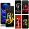 Cobra Kai Snake Black Silicone Phone Case For Xiaomi Redmi Note 10 11 11S 12 13 4G 8 9 11T Pro 5G Plus 8T 9S 10S 12S