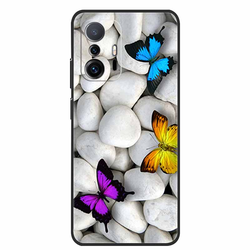 Чехол для Xiaomi 11T Pro Животные Защитный Мягкий Силиконовый Чехол для Телефона для Xiaomi Mi 11T Pro 5G Ударопрочный Mi11T Волк Чехол