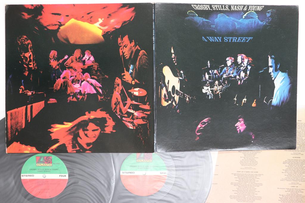 Виниловая пластинка CROSBY STILLS NASH YOUNG 4 Way Street SD2902 ATLANTIC 1978 США Рок Б/у