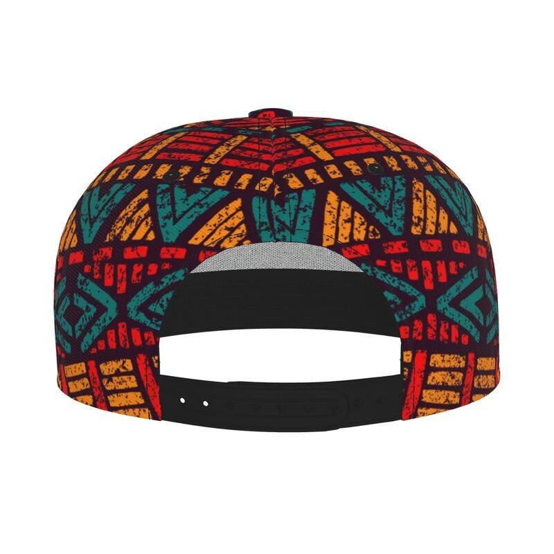 Африканская Бейсболка Bogolan Регулируемая Snapback Козырек от Солнца Кепки Унисекс Хип-Хоп Шляпа Африка Этническое Племенное Искусство Кепки с Прямым Козырьком