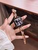 Совместимо с Apple Watch Series 11, Huawei GT6 и Xiaomi 9 Pro: Алмазная Четырехлистная Медная Цепь Ремешок iWatch1098E