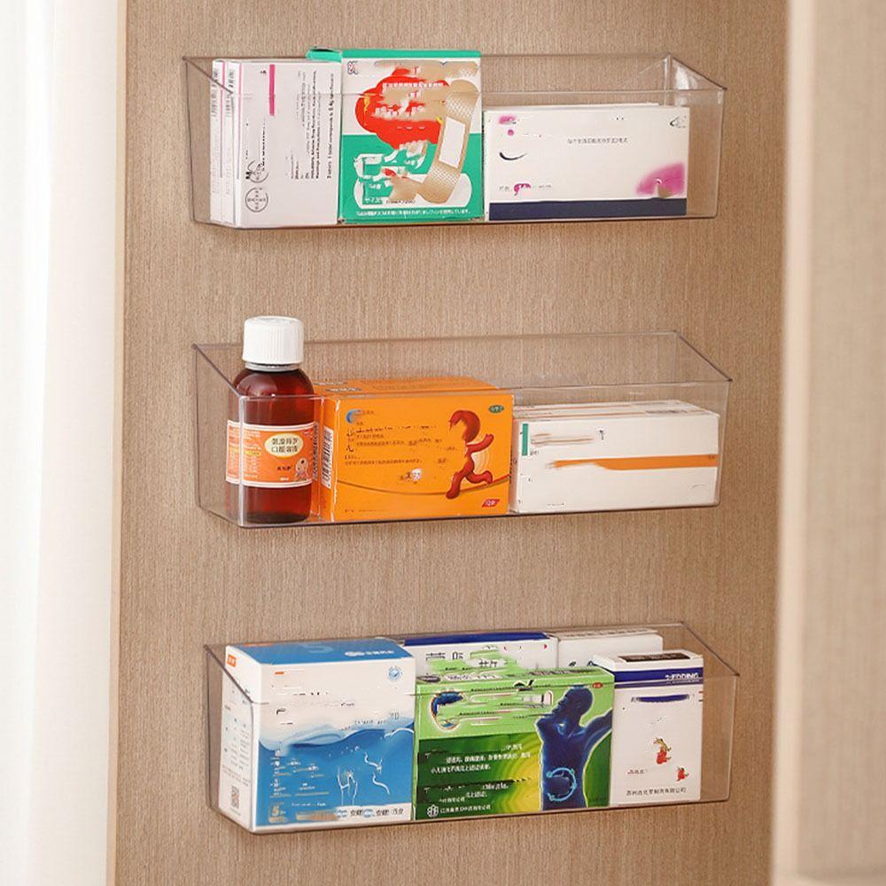 Прозрачная классификация стеллаж для хранения Коробки для хранения лекарств без отверстий Коробка для хранения подарков